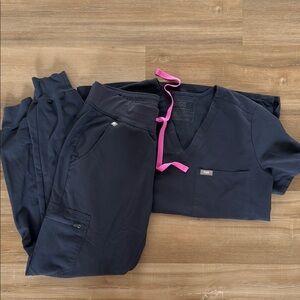 Figs Women's Blue Scrub Set - Size S